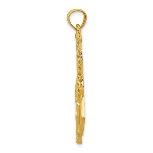 Image of 14K Yellow Gold Giraffe Pendant