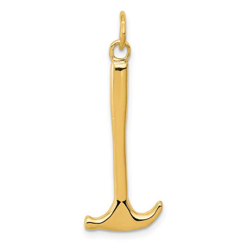 Image of 14K Yellow Gold Hammer Charm A0392