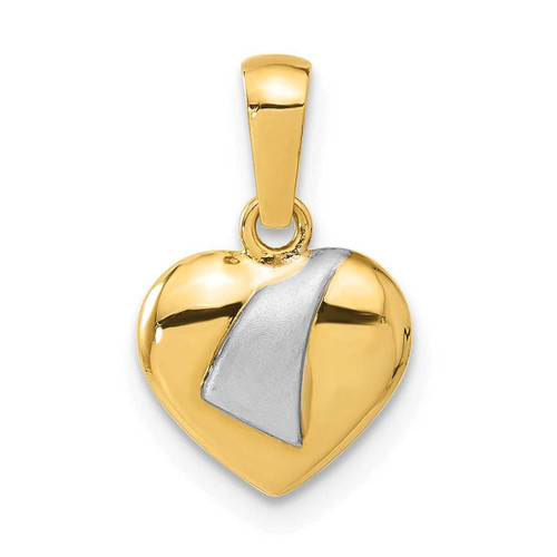 Image of 14k Yellow Gold Heart Pendant