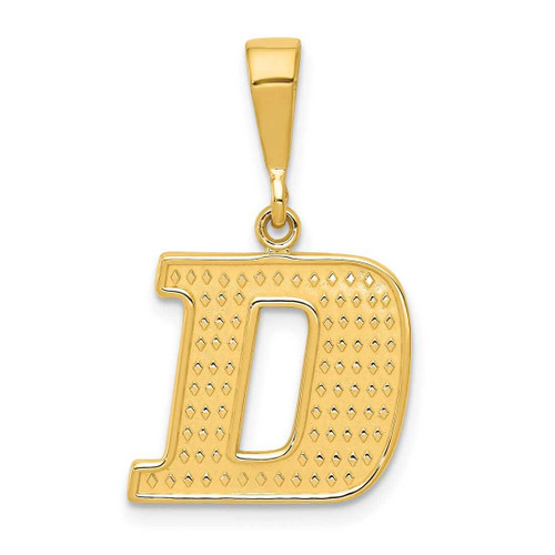 Image of 14K Yellow Gold Initial D Pendant C1449-D