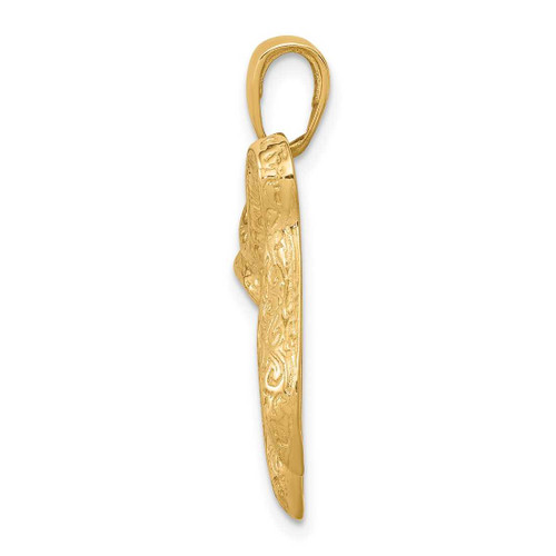 Image of 14K Yellow Gold Jewish Chi (Long Life) Pendant