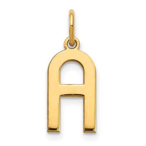 Image of 14K Yellow Gold Letter A Initial Charm XNA1336Y/A