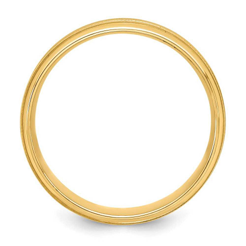 Image of 14K Yellow Gold Light Comfort Fit Fancy Band Ring YB101L