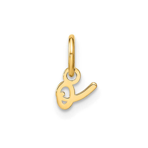 Image of 14K Yellow Gold Lower Case Letter O Initial Charm XNA1306Y/O
