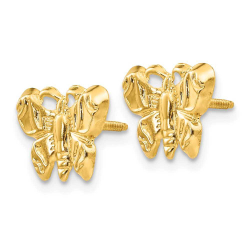Image of 8mm 14K Yellow Gold Madi K Butterfly Earrings