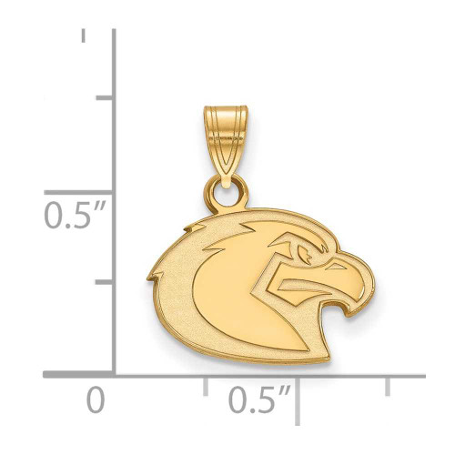 Image of 14K Yellow Gold Marquette University Small Pendant by LogoArt (4Y026MAR)