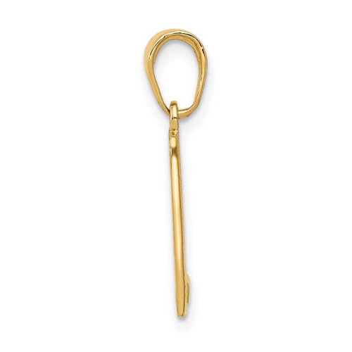 Image of 14K Yellow Gold Mile 0 Key West Mile Marker Pendant