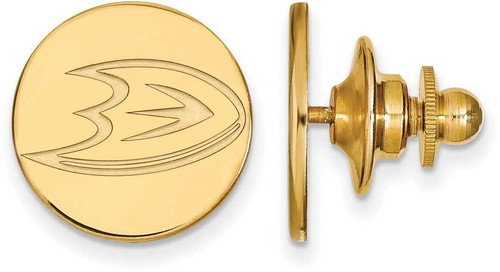 Image of 14K Yellow Gold NHL Anaheim Ducks Lapel Pin by LogoArt