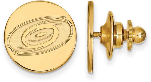 Image of 14K Yellow Gold NHL Carolina Hurricanes Lapel Pin by LogoArt