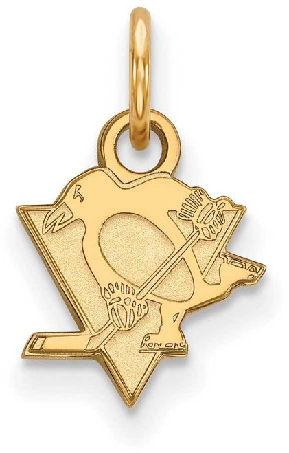 Image of 14K Yellow Gold NHL Pittsburgh Penguins X-Small Pendant by LogoArt