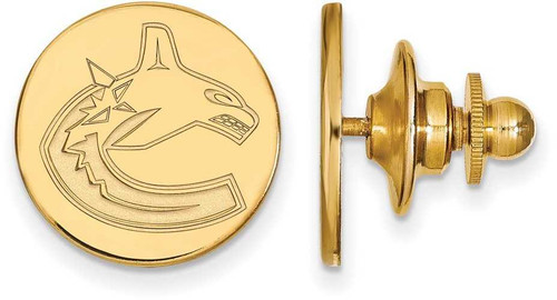Image of 14K Yellow Gold NHL Vancouver Canucks Lapel Pin by LogoArt