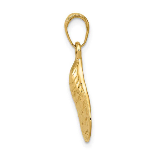 Image of 14K Yellow Gold Oyster Shell Pendant