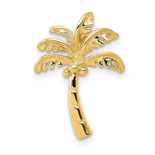 Image of 14K Yellow Gold Palm Tree Slide Pendant K4914