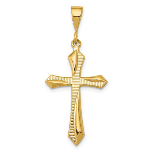 Image of 14K Yellow Gold Passion Cross Pendant C1952