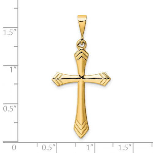 Image of 14K Yellow Gold Passion Cross Pendant CH126Y
