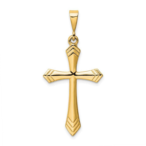 Image of 14K Yellow Gold Passion Cross Pendant CH126Y