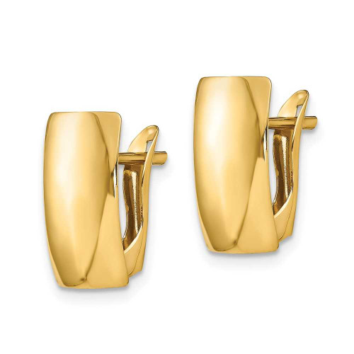 Image of 15mm 14K Yellow Gold Polished Earrings LE1945