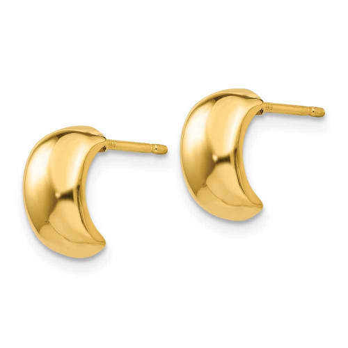 Image of 10mm 14K Yellow Gold Polished Fancy Post Earrings YE1730