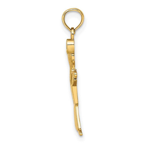 Image of 14K Yellow Gold Polished Full Body Boy Pendant