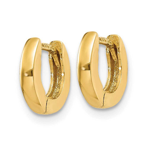 Image of 6mm 14K Yellow Gold Polished Hinged Earrings