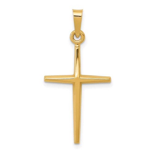 Image of 14K Yellow Gold Polished Latin Cross Pendant XR1484