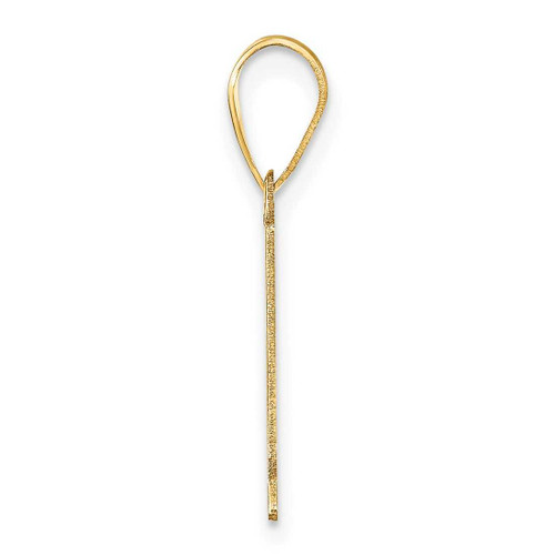 Image of 14K Yellow Gold Polished Number 1 Pendant