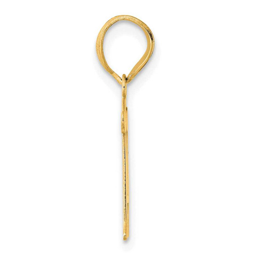 Image of 14K Yellow Gold Polished Number 11 Pendant