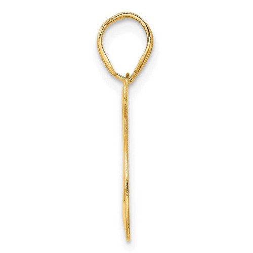 Image of 14K Yellow Gold Polished Number 25 Pendant
