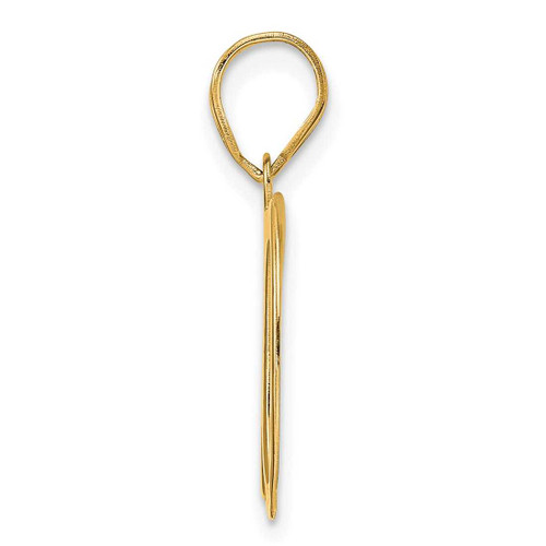 Image of 14K Yellow Gold Polished Number 30 Pendant