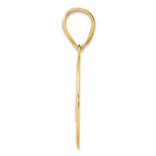 Image of 14K Yellow Gold Polished Number 40 Pendant
