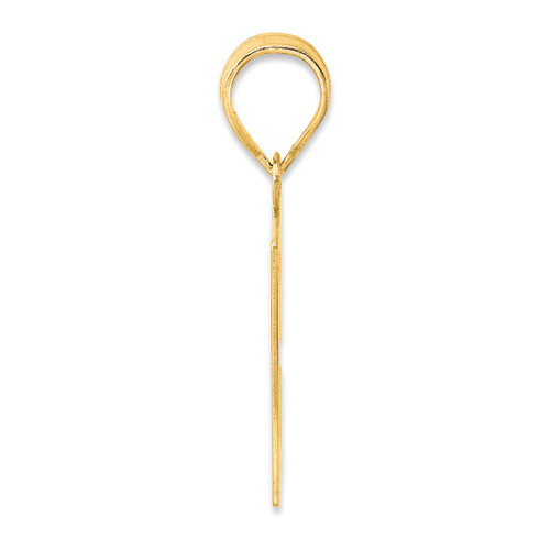 Image of 14K Yellow Gold Polished Number 57 Pendant