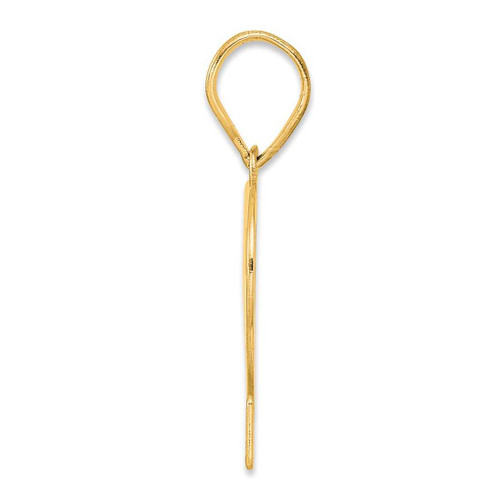 Image of 14K Yellow Gold Polished Number 72 Pendant