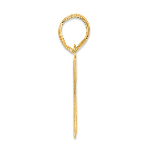 Image of 14K Yellow Gold Polished Number 77 Pendant