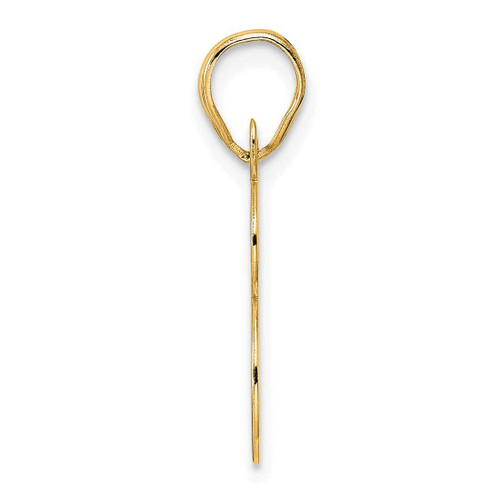 Image of 14K Yellow Gold Polished Number 98 Pendant