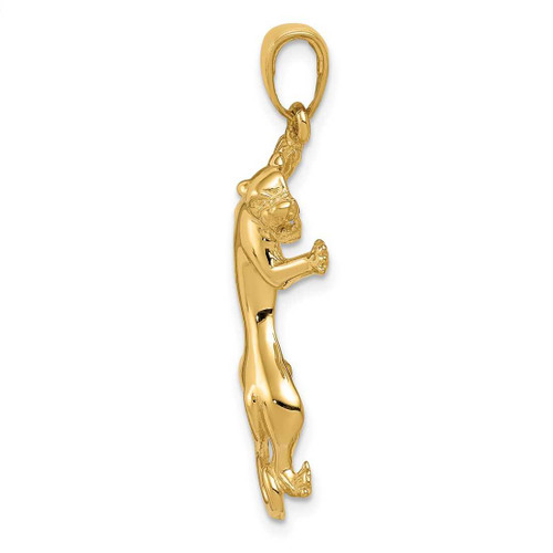 Image of 14K Yellow Gold Polished Panther Pendant