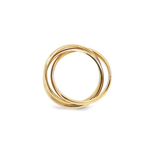 Image of 14K Yellow Gold Polished Rolling Ring