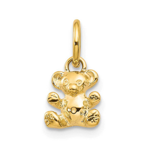 Image of 14K Yellow Gold Polished Teddy Bear Charm