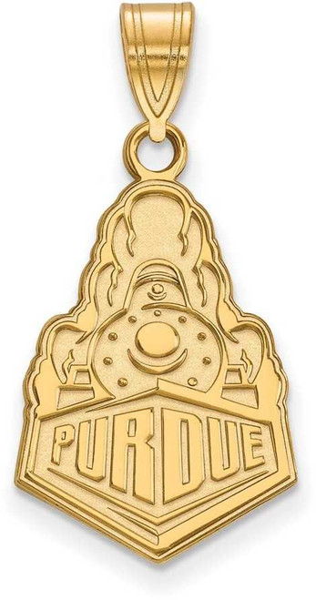 Image of 14K Yellow Gold Purdue Large Pendant by LogoArt (4Y039PU)