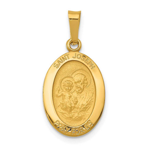 Image of 14K Yellow Gold Saint Joseph Medal Pendant M1501