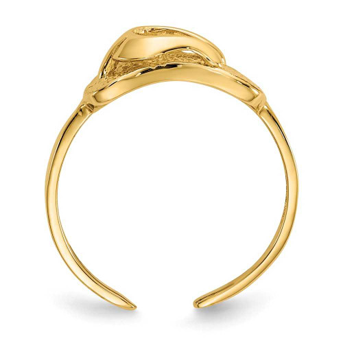 Image of 14K Yellow Gold Sandal Toe Ring
