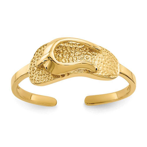 Image of 14K Yellow Gold Sandal Toe Ring