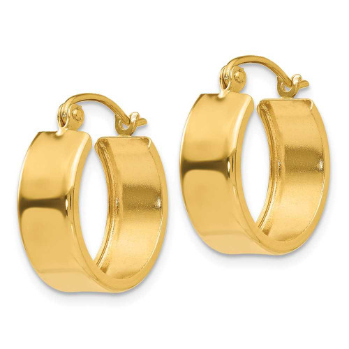Image of 9mm 14K Yellow Gold Small Hoop Earrings E785