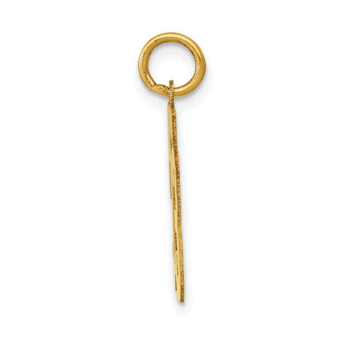 Image of 14K Yellow Gold Small Polished Number 93 Charm LS93