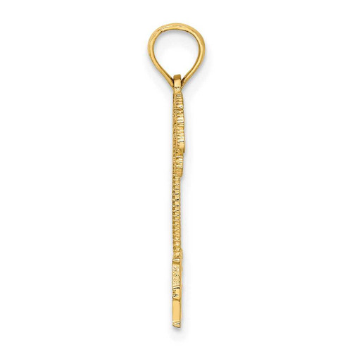 Image of 14K Yellow Gold South Beach Under Palm Tree Pendant