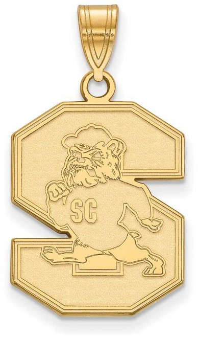 Image of 14K Yellow Gold South Carolina State University Large Pendant by LogoArt