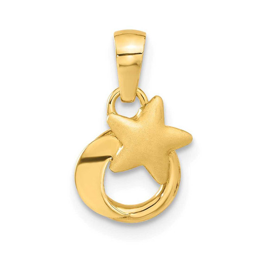 Image of 14k Yellow Gold Star Pendant XCH441