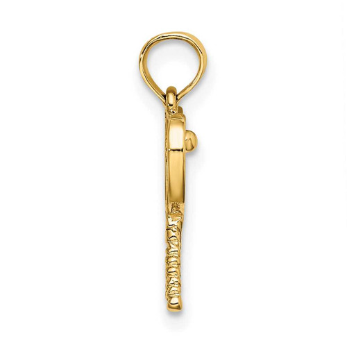 Image of 14K Yellow Gold Tennis Racquets Pendant