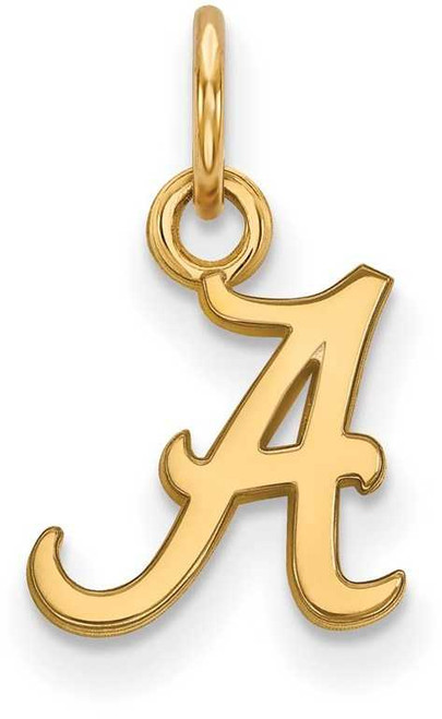 Image of 14K Yellow Gold University of Alabama X-Small Pendant by LogoArt (4Y001UAL)