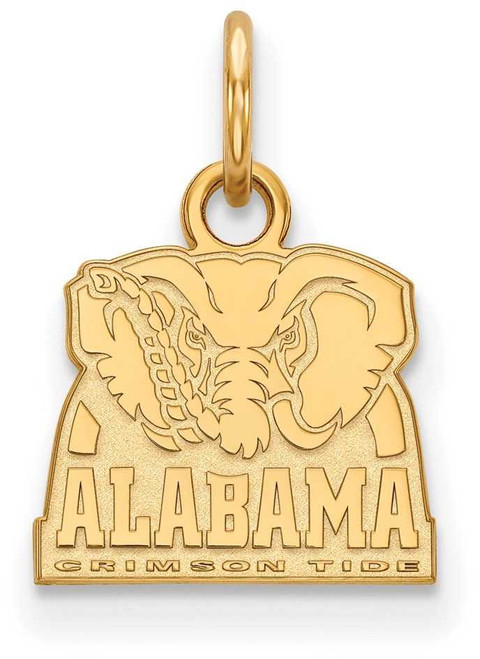 Image of 14K Yellow Gold University of Alabama X-Small Pendant by LogoArt (4Y060UAL)