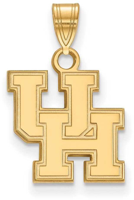 Image of 14K Yellow Gold University of Houston Small Pendant by LogoArt